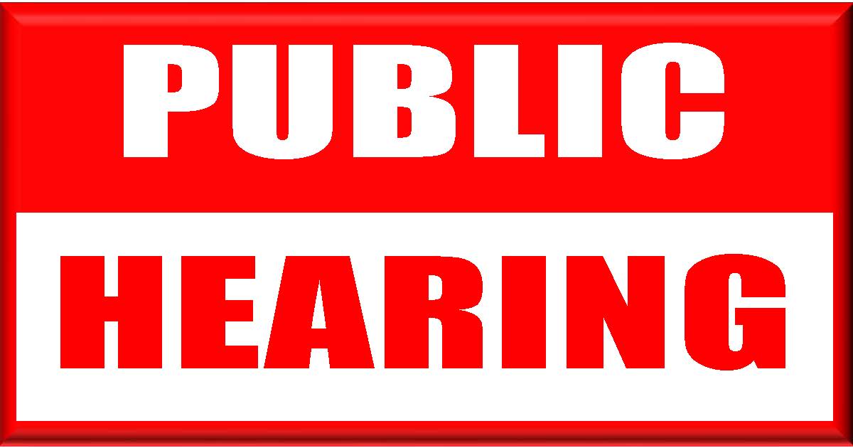 Public Hearing